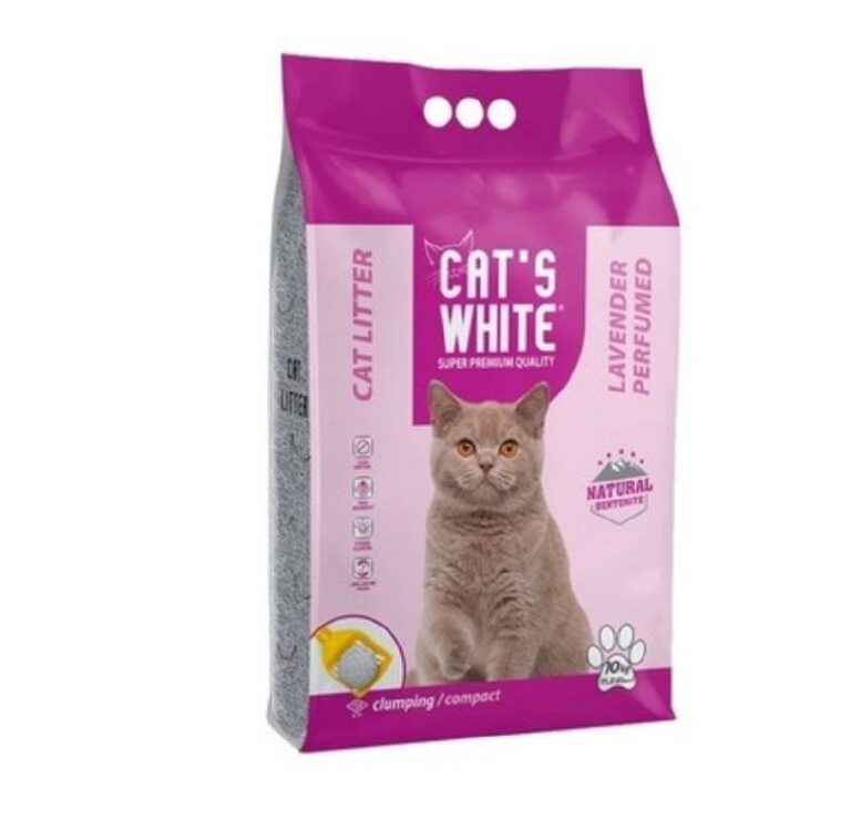 cat litter lavender